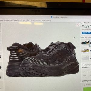 Hoka ladies athletic shoes worn about 8 times. Too big for me